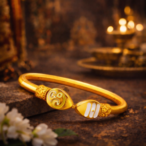 Gold Plated Vel Kada