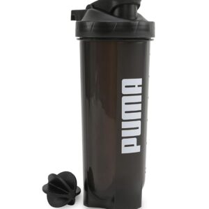PUMA , Unisex-Adult, TR SHAKER Waterbottle, Black, (5500601)